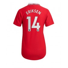 Manchester United Christian Eriksen #14 Hemmatröja Dam 2022-23 Korta ärmar
